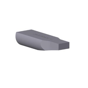 Shear tool shaft 1/4 ", width 12 mm